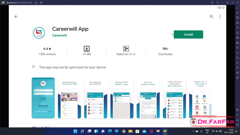 CareerWill App for Windows