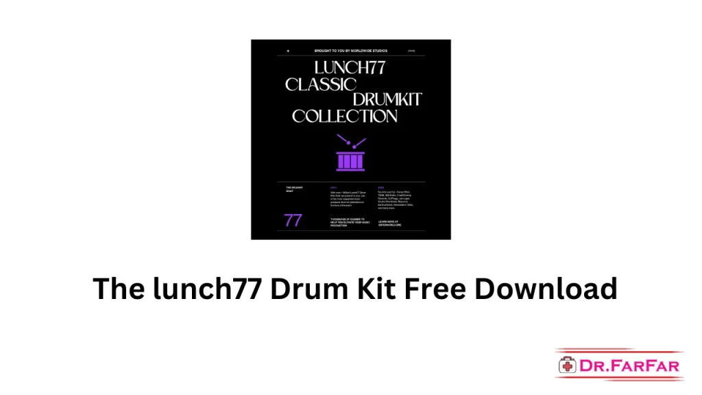 The lunch77 Drum Kit